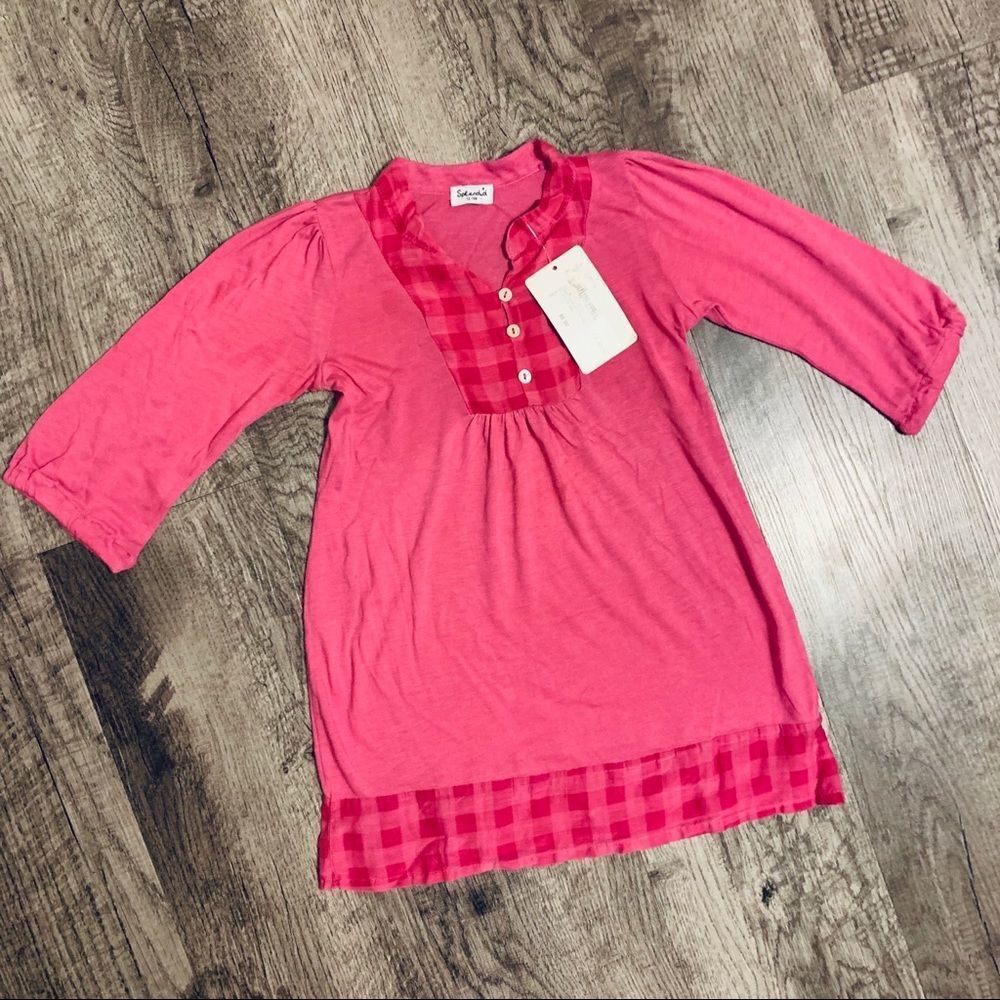 Nwt Splendid Pink Soft Lily Dress/Gown SZ 12-18 M